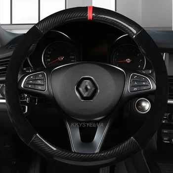 Steering Wheel Cover for Renault Scenic Clio Laguna 2 3 4 5 Kangoo Fluence Megane