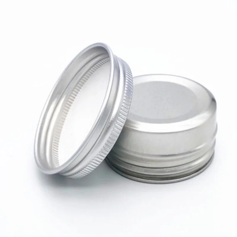 30/50/100 قطعة/الوحدة الألومنيوم جرة 30 جرام ، جرة كريم معدنية ، 30 مللي الفضة الألومنيوم القصدير ، المعادن الخيوط حاوية مستحضرات التجميل حجم 47*24 مللي متر