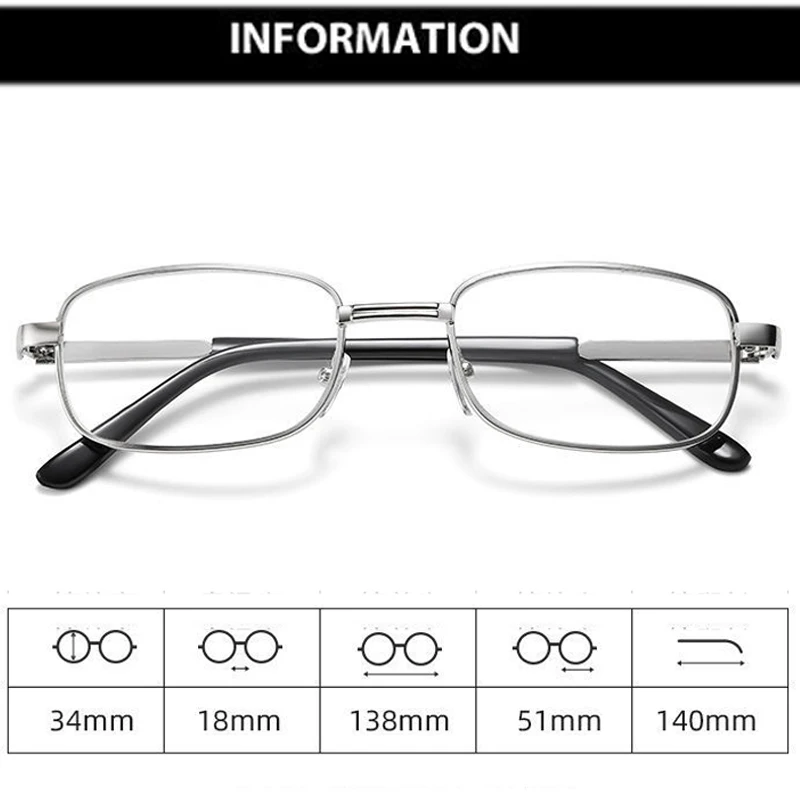 Fertige, kratzfeste Lesebrille aus natürlichem Kristall für Männer und Frauen, Anti-Ermüdungs-Glaslinse, presbyopische Brillen, Dioptrien 1,0 bis 4 – Detail 5