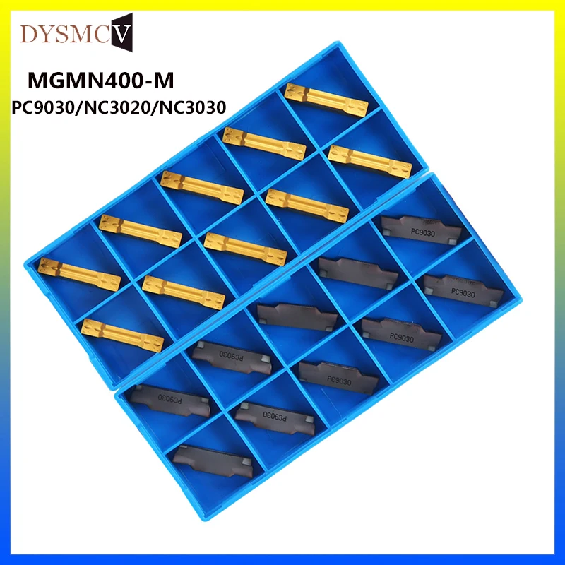 10pcs 4mm MGMN400 M NC3030 NC3020 PC9030 carbide grooved inserts MGMN 400 lathe turning tool parting