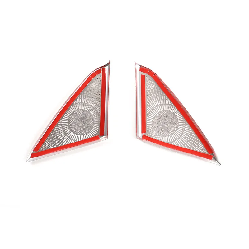 For BMW 7 Series F01 F02 F03 F04 2009-2014 Aluminum Alloy Car Door Tweeter Audio Speaker Cover Decorate Sticker Car Accessories