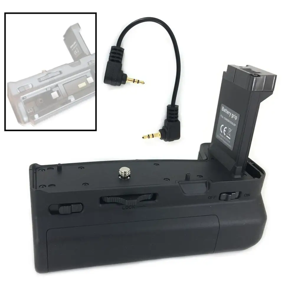 

BG-EOSRP R8 Battery Holder Vertical Grip Power Supply for Canon EOS RP R8 Camera for 2pcs LP-E17 E17 replace EG-E1