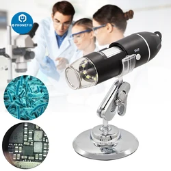 Digital Microscope Camera 1000x 1600X USB Portable Electronic Microscope for Soldering LED Magnifier Mobile Cell Phone Repair