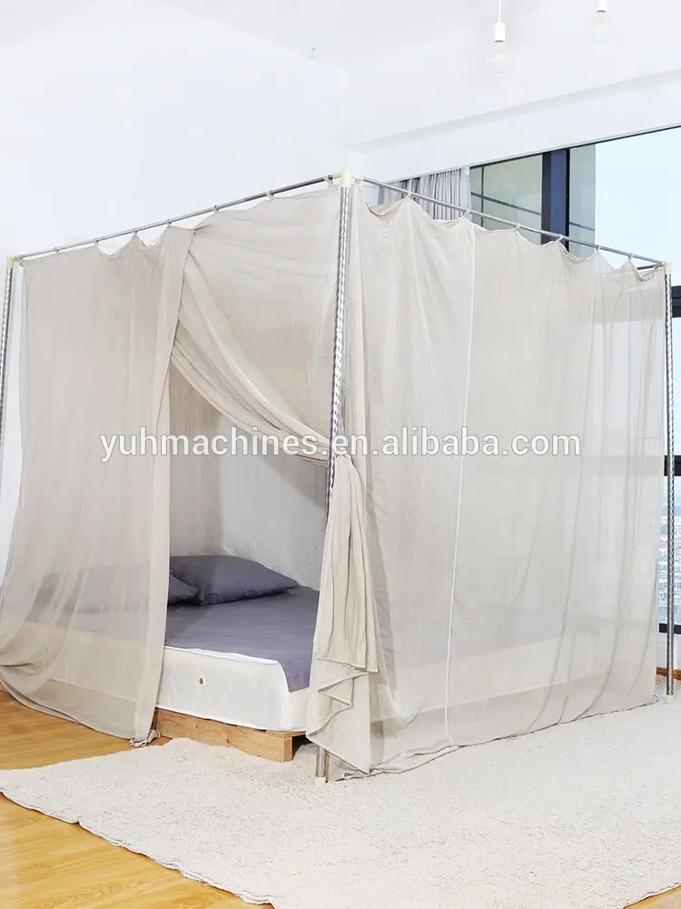 BLOCK EMF Anti Radiation Silver Mesh Fabric EMF Mosquito Net RFID Shielding Bed Canopy