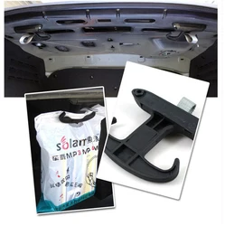New Car Trunk Hook Portable Bag Hooks Holders Hanger with damping for Hidden Hook Cargo Rack Black Multifunctional Horn Hook