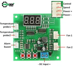 DC 11-55v 5A 2 3 4 Wire PWM regolatore di velocità del ventilatore ventilatore del motore regolatore controllo della temperatura supporto EC EBM Fan Dropship