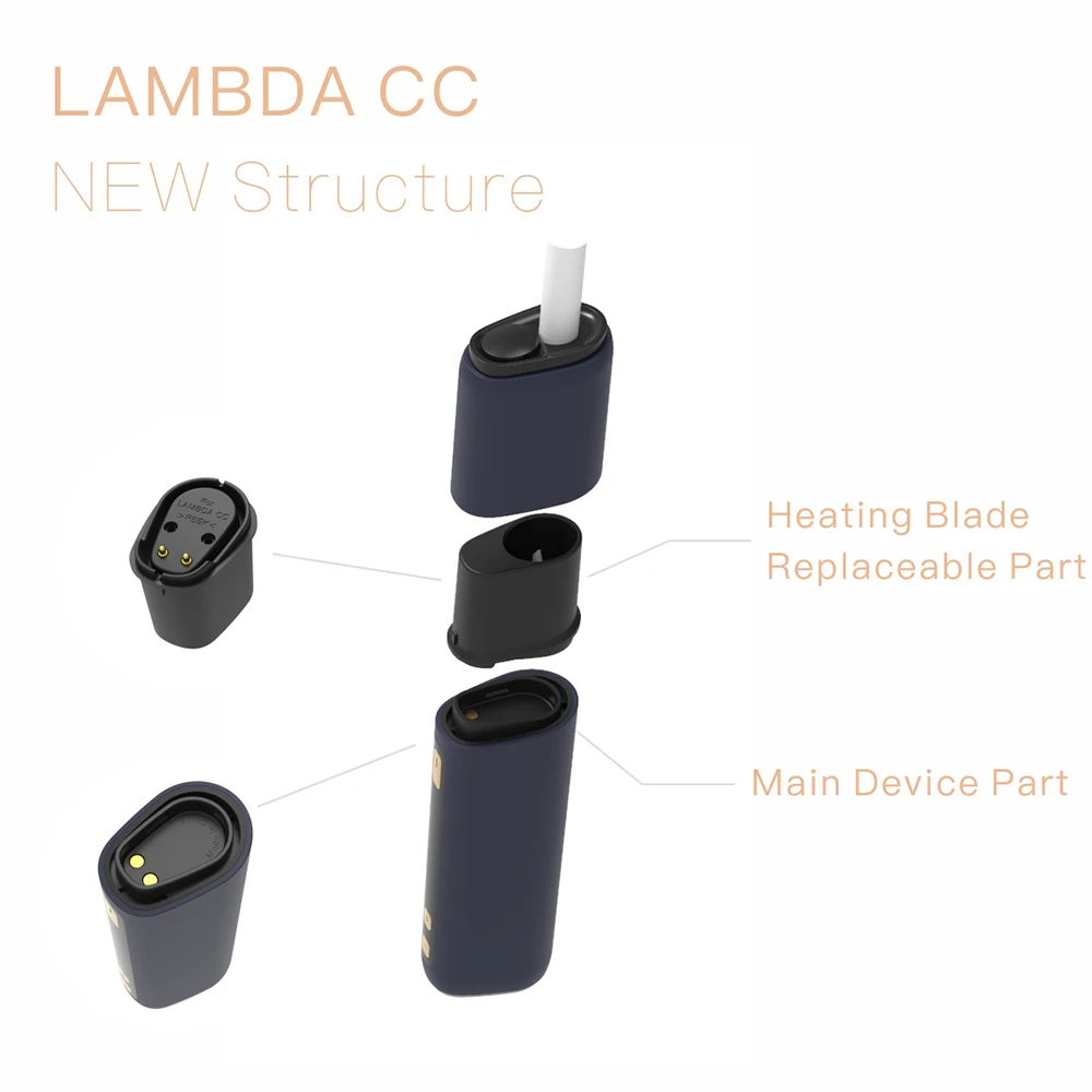 Ultimo accessorio LAMBDA CC: lama riscaldante sostituibile, solo per (versione più recente) LAMBDA CC, non compatibile con il vecchio LAMBDA CC