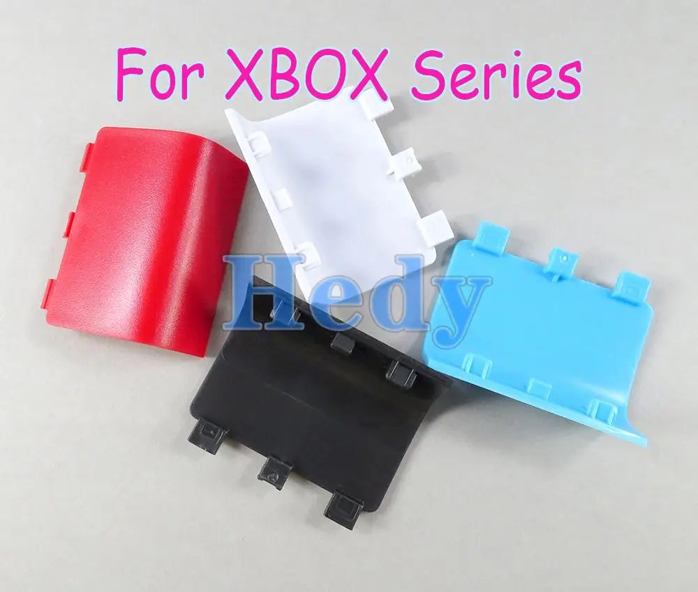 Xbox One 시리즈 X S 무선 컨트롤러, 플라스틱 배터리 쉘 뚜껑, 후면 케이스 교체 하우징 문짝 커버, 2 개