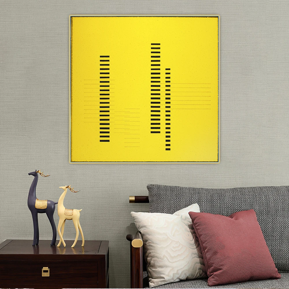 Citon Josef Albers《Skyscrapers.1929》Canvas Oil Painting Abstract Artwork Painting Decorative Picture Wall Decor Home Decoration