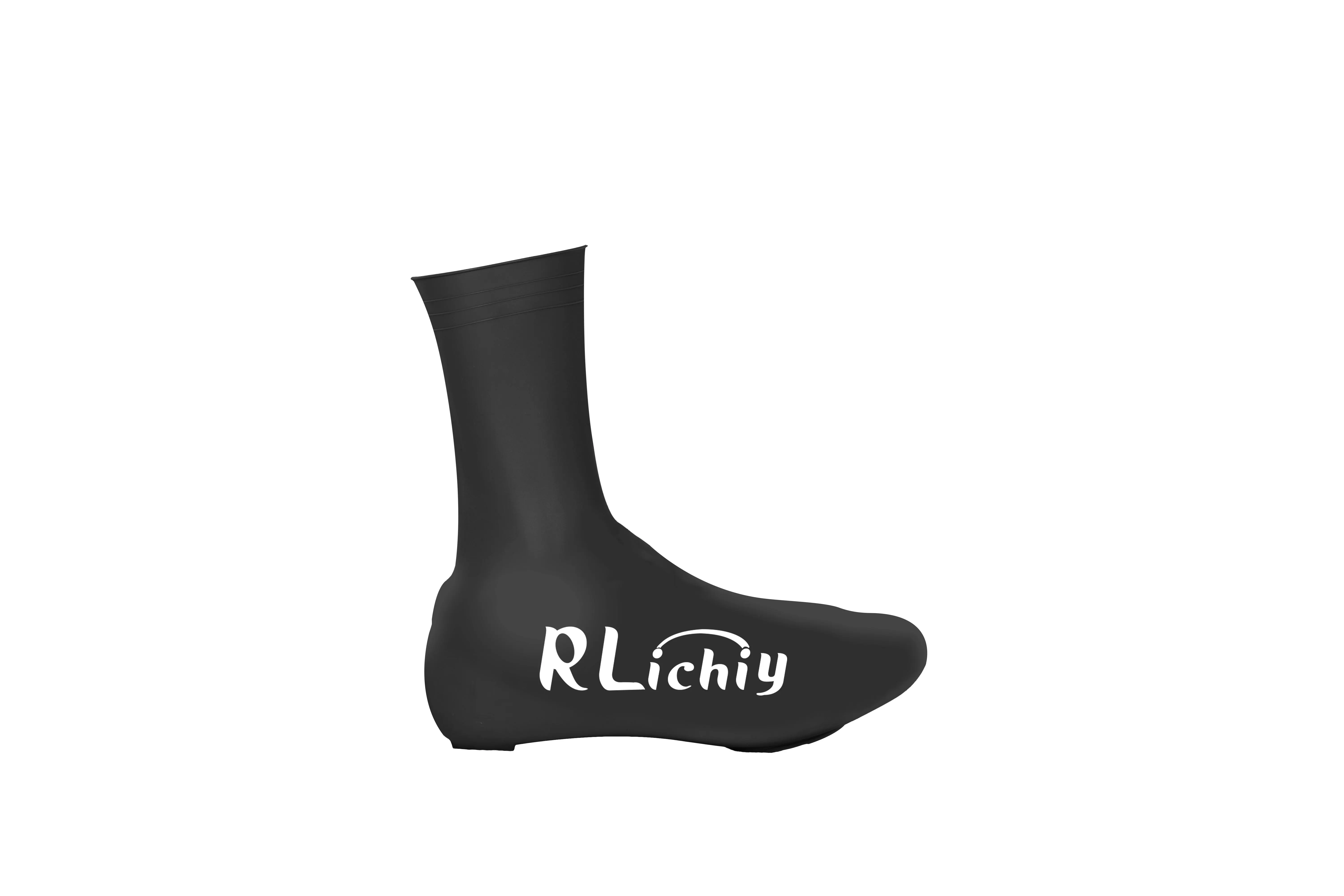 Rlichy Silicone rain riding shoe cover road mountain bike outdoor wind proof warm bicycle lock step shoes cycling cover