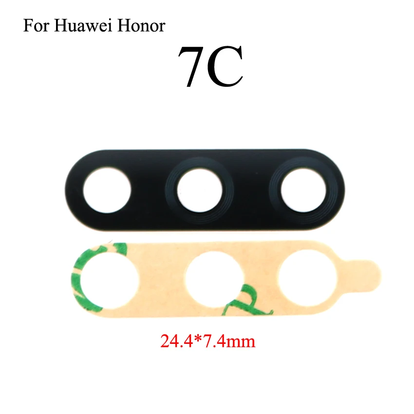 Yuxi เลนส์ด้านหลังกล้องเลนส์สำหรับ Huawei Honor 10 8X 7C 7A 6X 6A 5C 5X Play ซ่อม Sqare อะไหล่