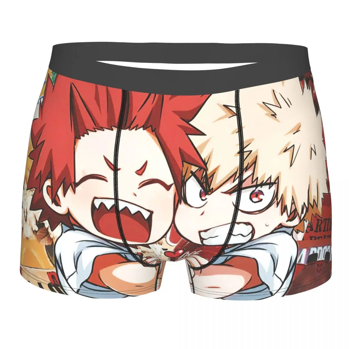 Eijiro kirishima e bakugo cuecas breathbale calcinha masculina cueca estampada shorts boxer briefs