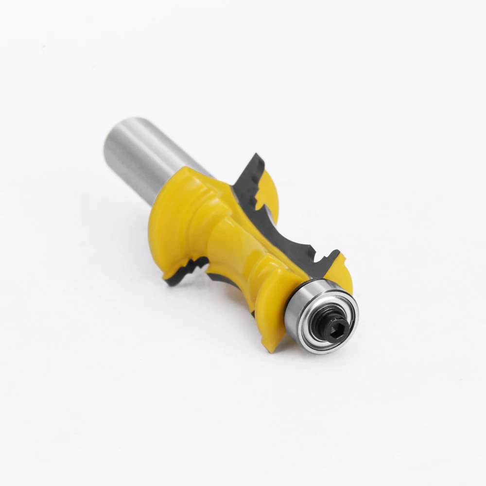 Imagem -04 - Lavie 1pc 12 mm Haste Pequena Gaveta Mitrificada Frente Moldagem Roteador Bit Porta Corrimão Linha Tenon Cortador para Ferramentas de Madeira Mc03040s