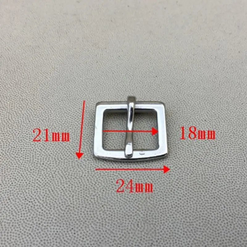 20pcs Stainless Steel Buckle Bridle Buckles Garment Bag Accessory 21mm 18mm 15mm