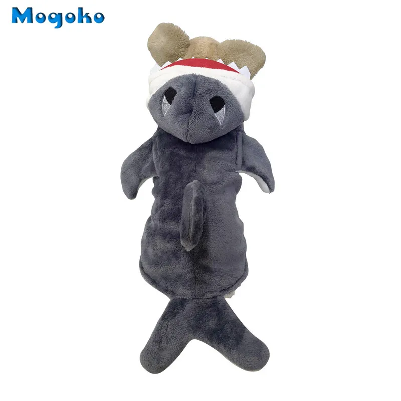 Mogoko 1pc Pet Dog Cosplay Clothes Cute Shark Jaws Fancy Dress Costume Puppy Coat Jacket Outfit Adorable Gray Hoodies S-XL Size