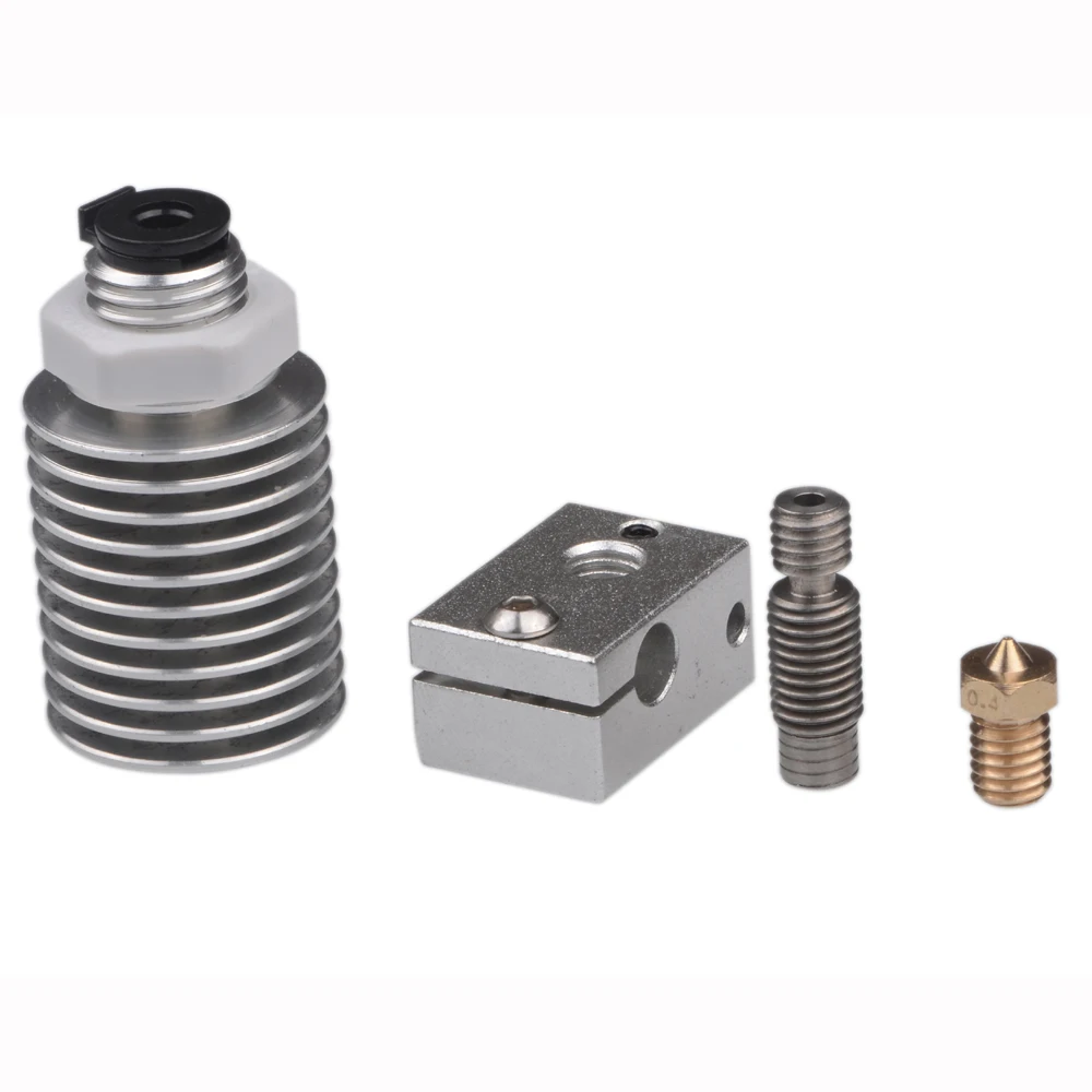 v6 hotend remote Bowen print V6 Threaded HeatSink J-head Hotend heater block heat break for HOTEND for PT100 titan extruder