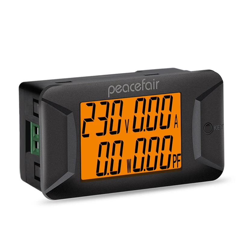 Peacefair PZEM-028 AC 40-400V 100A Digital Multimeter Voltage Current Power Meter Electrical Instrument Power Factor Meter