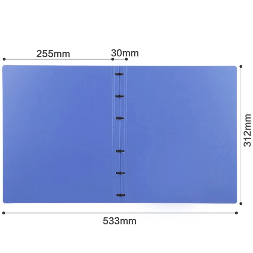 Business Card Book, Name Card Holder Book with 600 Business Cards Capacity (Blue)