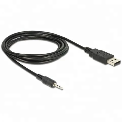 Quality FTDI chipset USB TTL male to 2.5mm 3 pin stereo jack male cable 1.8m 3.3V