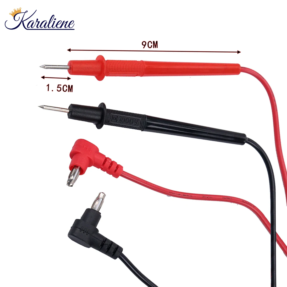 1 Pair Universal Digital Multimeter Probe 1000V 10A 70cm DT-830, DM850, A830L