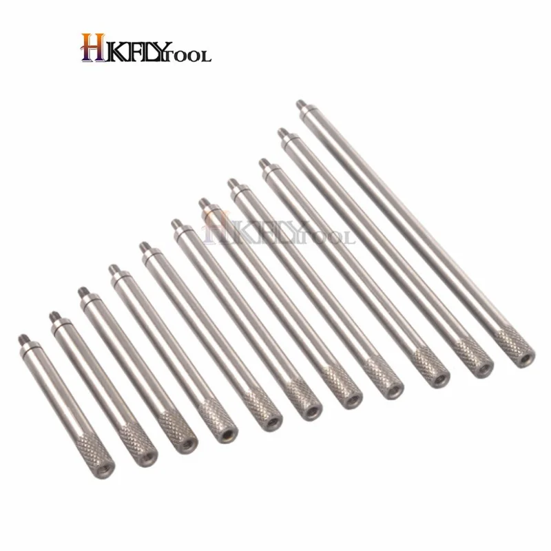 5 قطعة M2.5 20 40 60 80 100 مللي متر HSS مؤشر الطلب قضيب ضياء 5 مللي متر مؤشر رقمي تمديد الجذعية قضيب مجموعة ل قياس الارتفاع مقياس عمق
