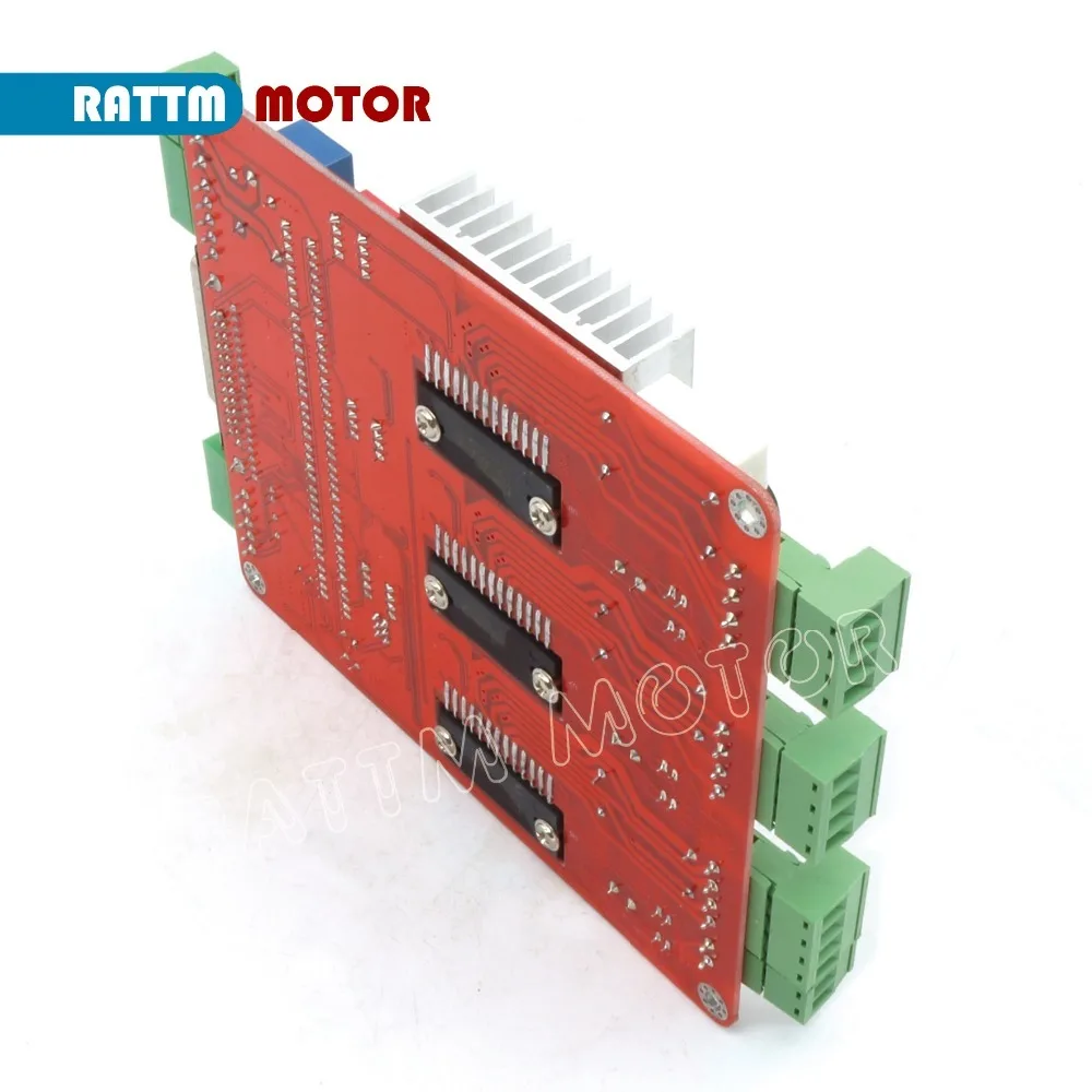 Imagem -05 - Placa Controladora Cnc Tb6560 de Eixos Placa Controladora de Motor de Passo Placa de Fuga tipo v para Fresagem de Roteador Cnc