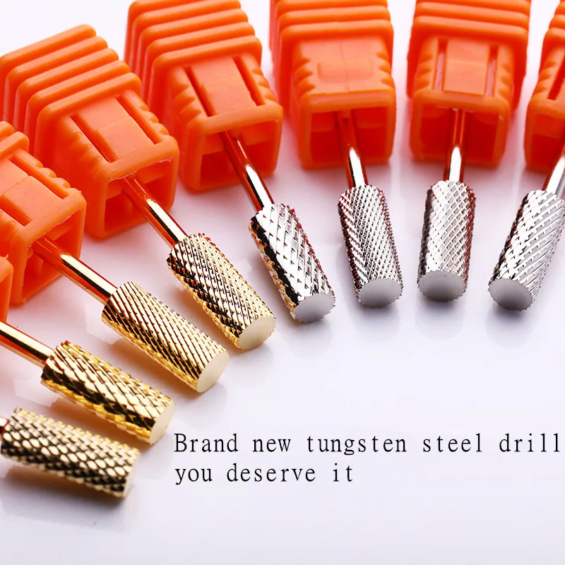 Tungsten Steel Milling Nail Drill Bit Carbide Nail Drill Bit Ceramic Alloy Milling Cutter Nail Tool Accessories