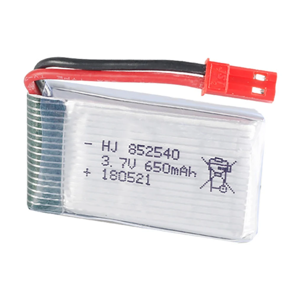 3.7v 650mAh 852540 batteria Lipo caricabatterie 4 IN 1 per Syma X5HC X5HW RC Quadcopter pezzi di ricambio 3.7V RC Drone Set di caricabatterie