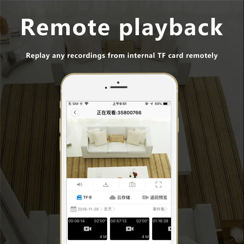 LSmart Mini USB Kamera WiFi Optional Home Security Surveillance Kamera