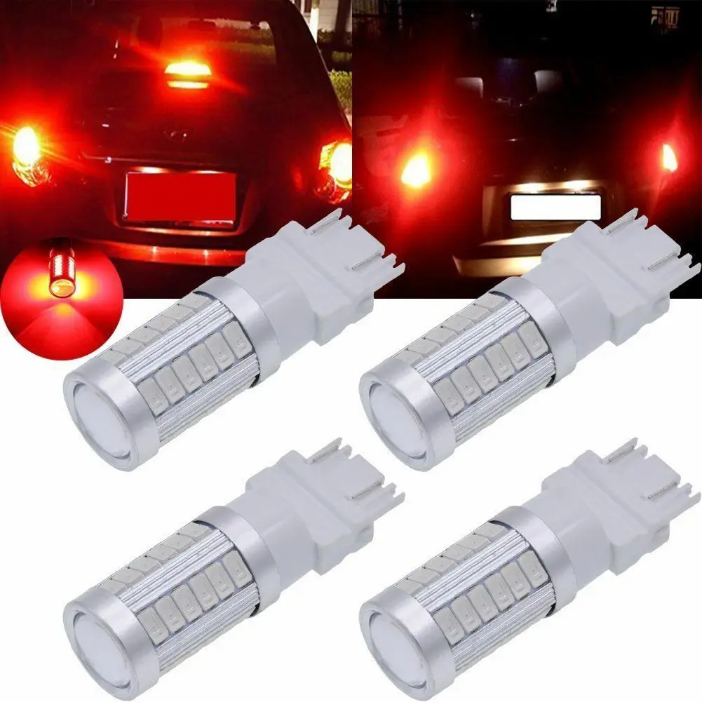 

20pcs T20 7440 7443 W21W 5630 5730 33SMD Car Reverse Brake Light Fog lamp Turn Signal Lamp DRL Daytime Running Light White Red