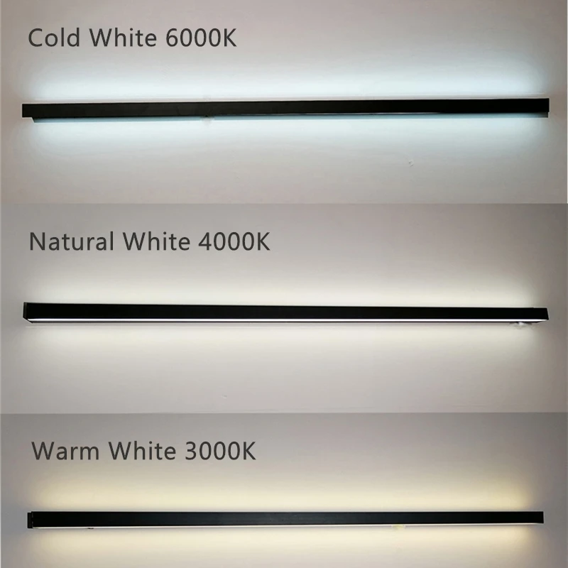 Minimalist Led Long Strip Wall Lamps Modern Indoor Atmosphere Bedroom Sconce Living Room Aisle Home Decor Bar Wall Light Fixture