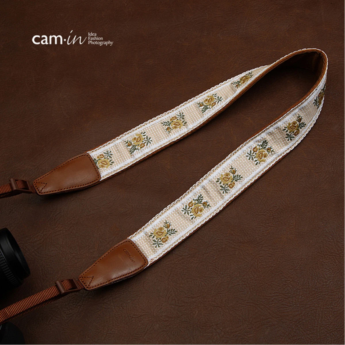 cam-in embroidery series universal SLR digital camera strap Micro single photography strap cam7532
