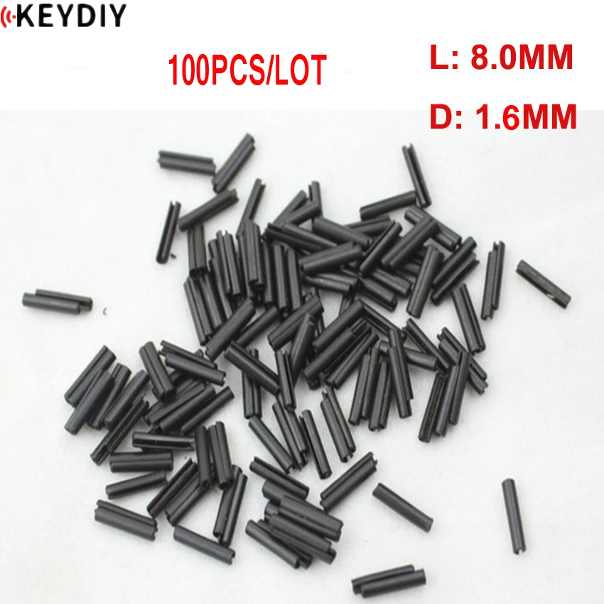 100PCS X Remote Control Key Blank Fixed Pin 1.6MM PIN Fixed for Folding Remote Key Blade L:8MM D:1.6MM for KD / VVDI key