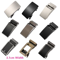 3.1-3.2cm Rachet Belt Buckles High Quality Zinc Alloy Click Belt Buckle Head Suitable 3-3.1cm Wide Holeless Automatic Belts B987