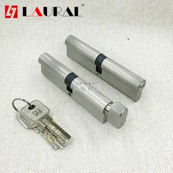 Brass Open Lock for Door Or Window 100mm Cylinder Security Lock Handle with Customized Brass Key for Living Room