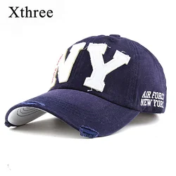 Xthree Summer Men's Baseball Cap For Women Cap Snapback Hat Embroidery Bone Cap Gorras Casual Casquette