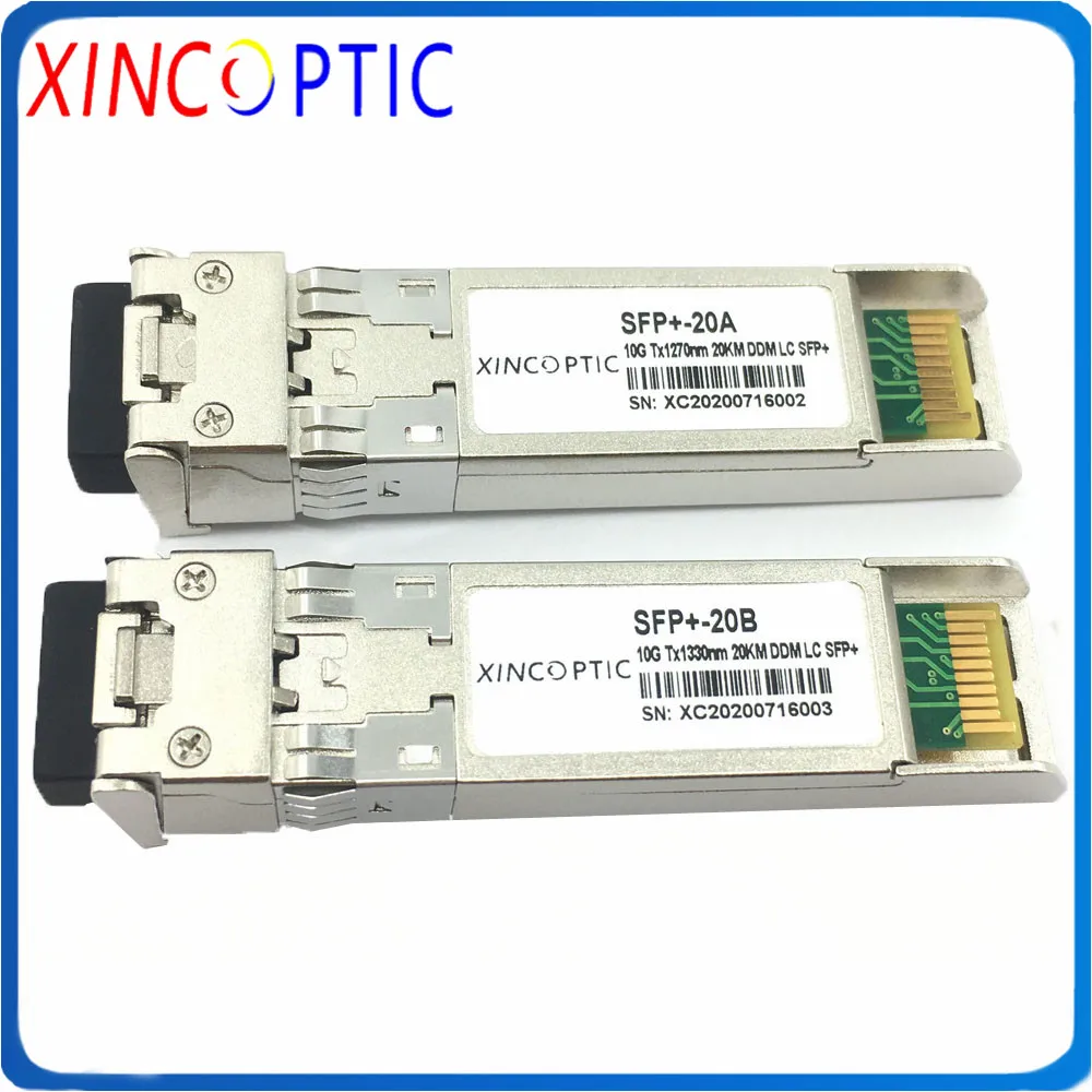 Imagem -02 - Módulo do Transceptor do Bidi-lc Compatibilidade Forte Wdm 10g Sfp 10 20 40 60km 1270 1330nm 1490 1550 80km