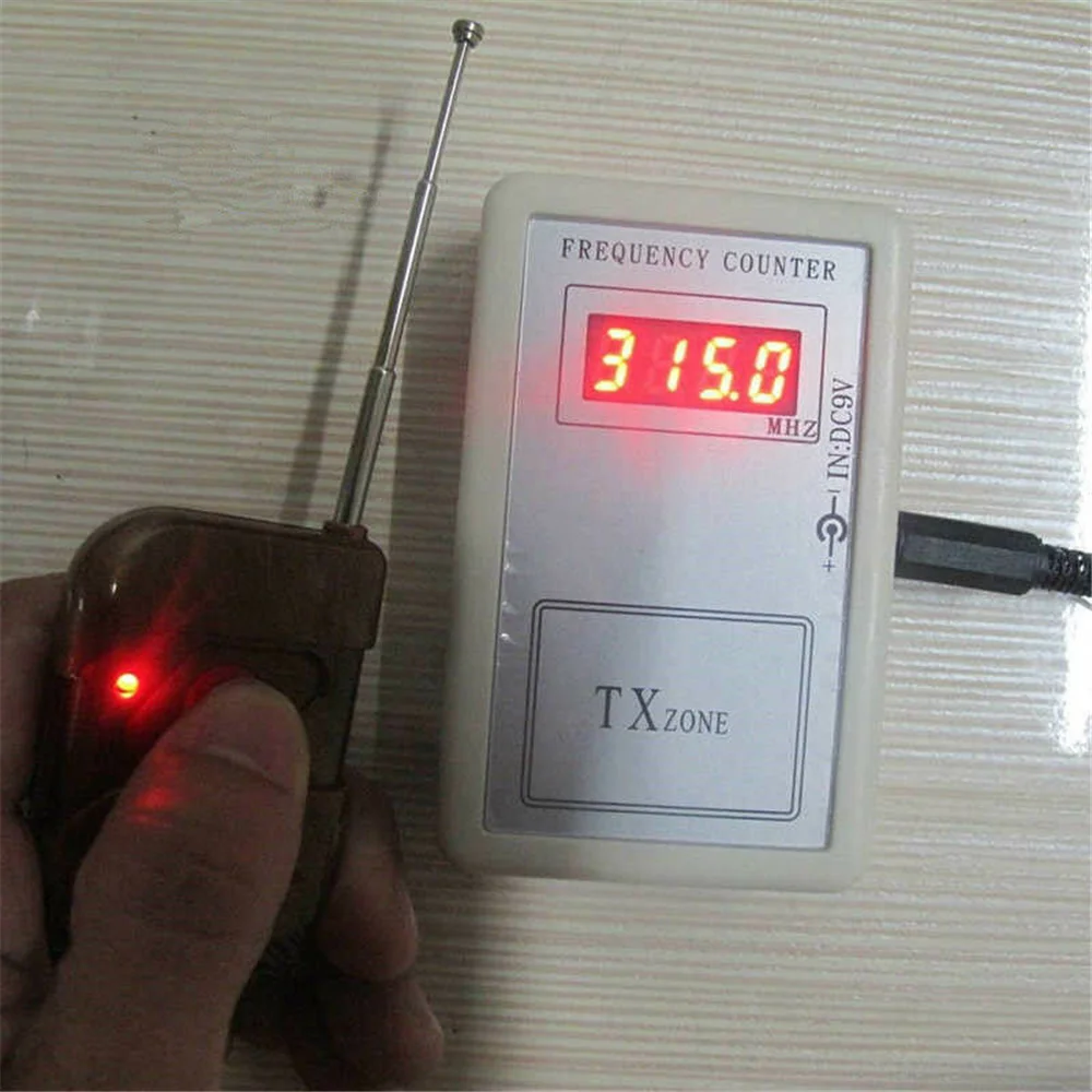 Car Remote Key Infrared Frequency Tester 100MHZ-1GHZ Electronic Remote Infrared Frequence Meter Garage Remote Frequency Reader