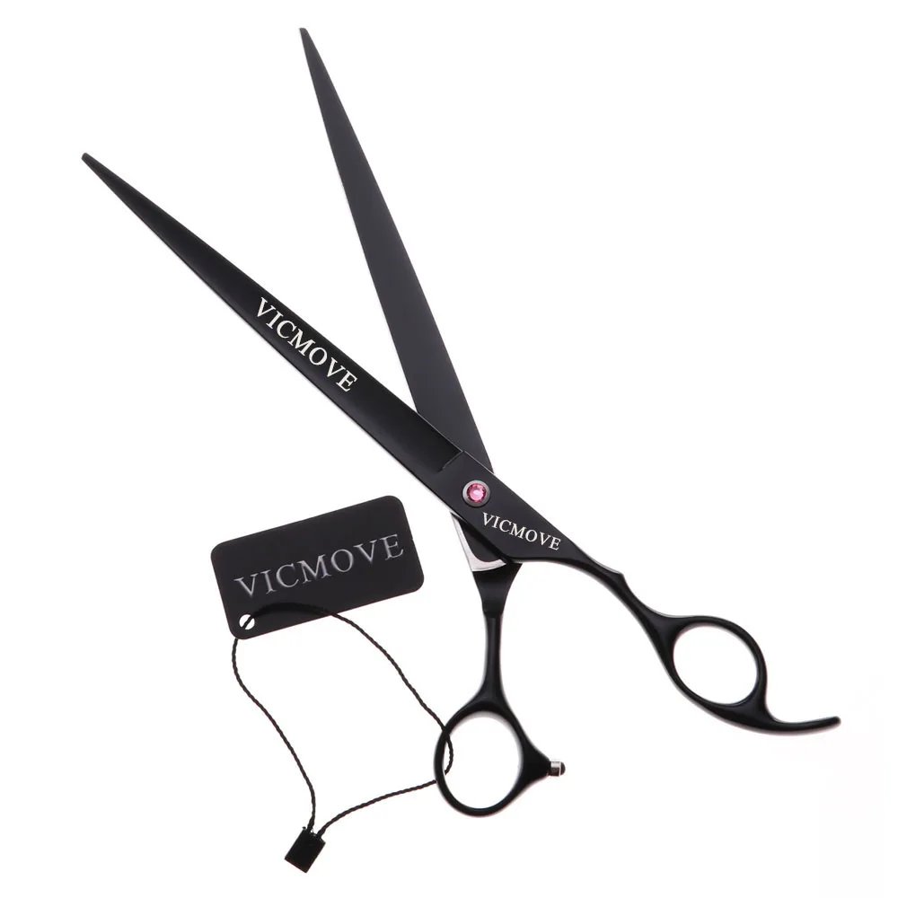 9 Inch Black Scissors Professional Hairdressing Scissors Salon Barber Hair Pet Dog Grooming Shears High Quality