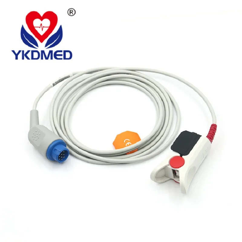 

YKD Direct Reusabe Spo2 Sensor Compatible with for Nihon Kohden Patient Monitor/Free Shipping,Mediacl Accessories