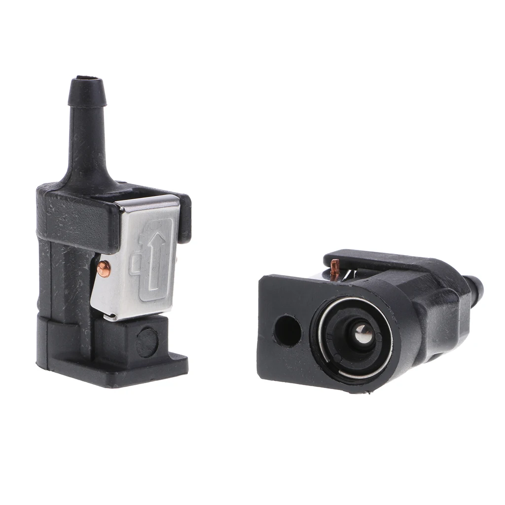 2pcs boat engine Female Quick Connector Fuel Line Connector Pipe Adapter for Yamaha Outboard Motors 5/16 inch Fuel Hose Fitting