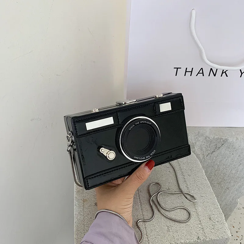 Personalized Design Fashion Camera Shape Clutch Nubuck Shoulder Bag Ladies Casual Mini Messenger Bag Purse purses and handbags