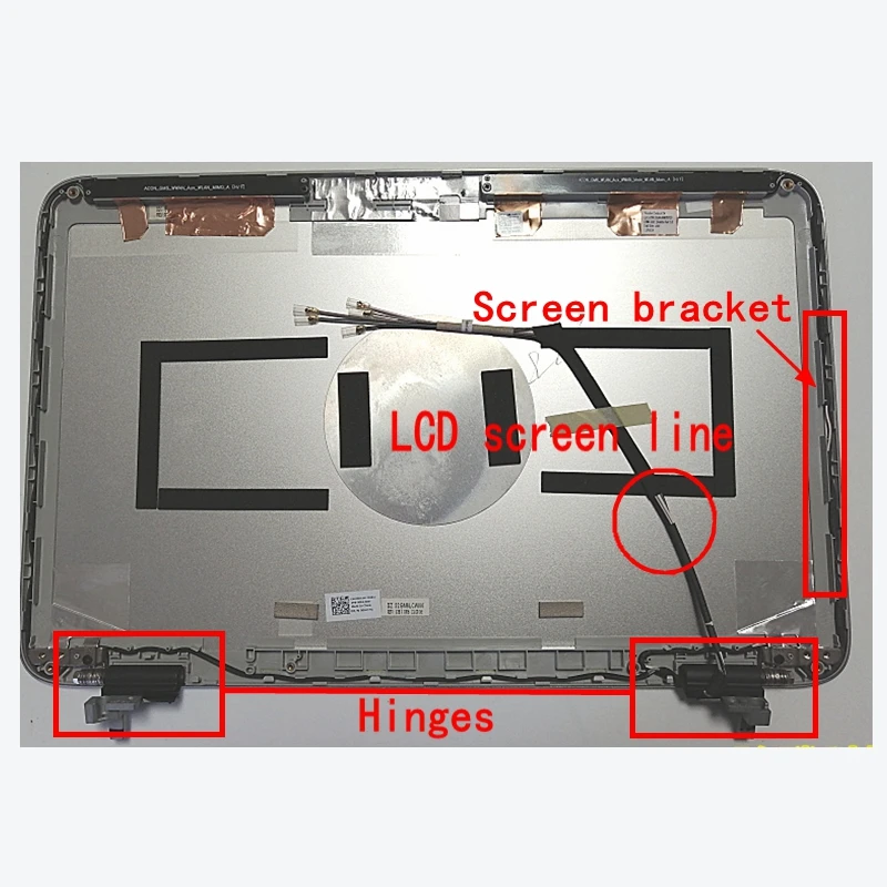 

For Dell XPS15 XPS 15 L501X L502X LCD Back Cover/LCD Front bezel/Hinge/Screen bracket 52MKT 052MKT 0PCRKJ PCRKJ A Shell