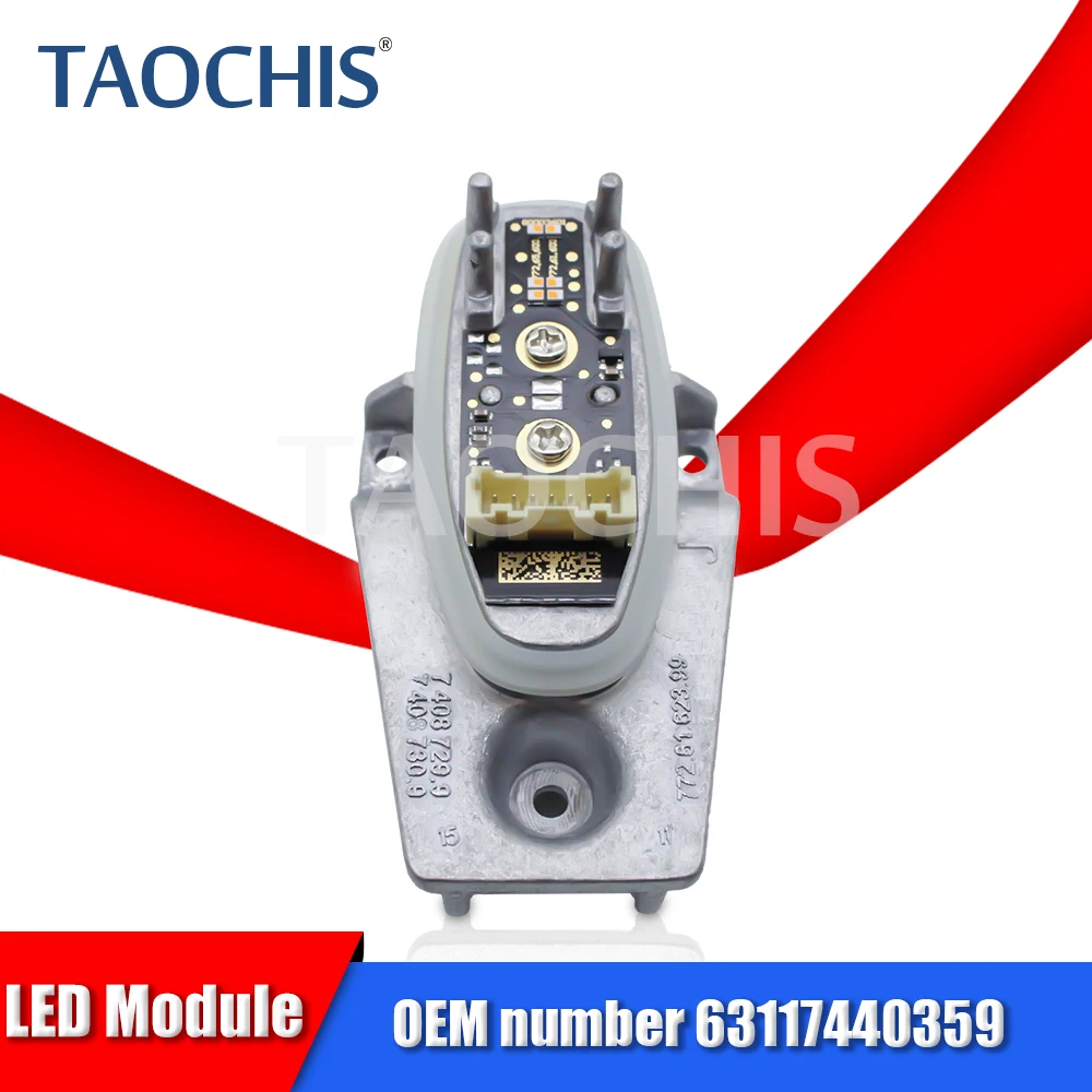 

TAOCHIS BMW Driver DRL LED Light Source Control Module Original Ballast 35W 63117440359 Fit for BMW 7 Series 2017 After G12