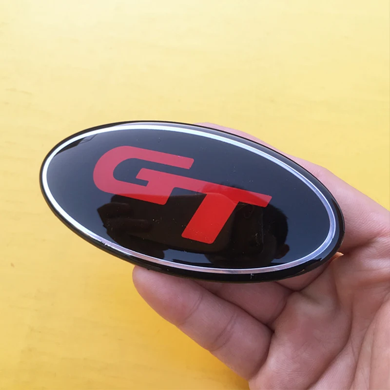 Car-styling Decorative GT Badge Steering Wheel Sticker Decal FOR KIA K2 K3 K5 K7 K9 Sorento Sportage R Rio Soul Auto Accessories
