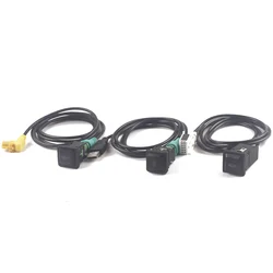 Car USB switch cable AUX switch button cable for VW Passat B6 B7 Golf 6 Polo Bora CC RCD 510 RNS 315