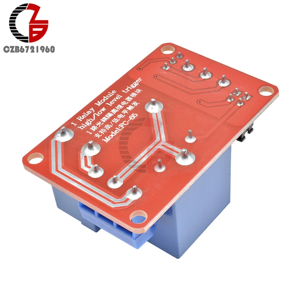 30A 5V 1 Channel Relay Module with Optocoupler Isolation High / Low Level Trigger Relay for Arduino