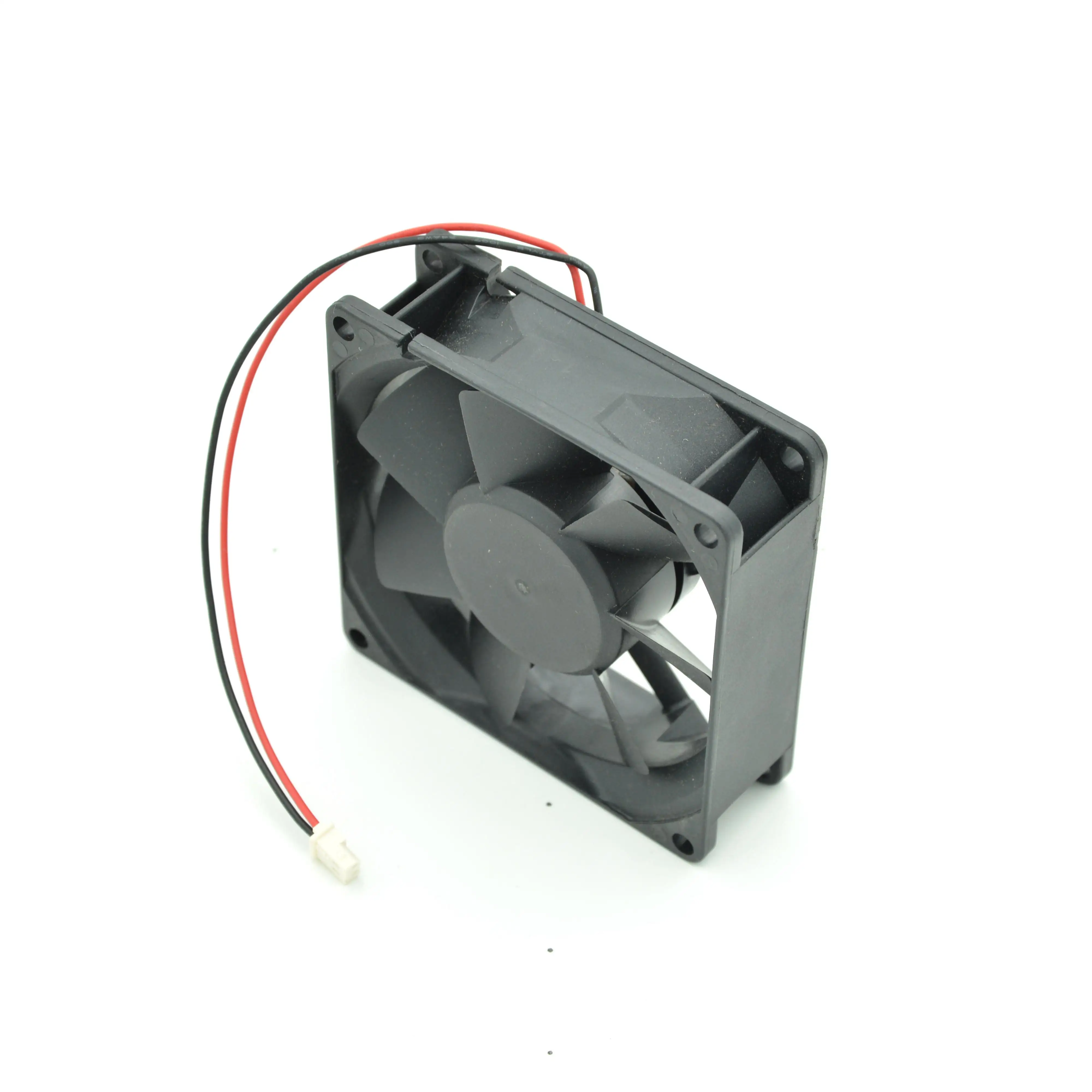 8010 12V DC Kipas Bola Tunggal Bantalan 0.14A 1700RPM