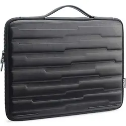 Waterproof Shock Resistant Laptop Bag with Handle Protective Case Compatible for 10 13 14 15.6 Inch Computer Notebook Bag Black