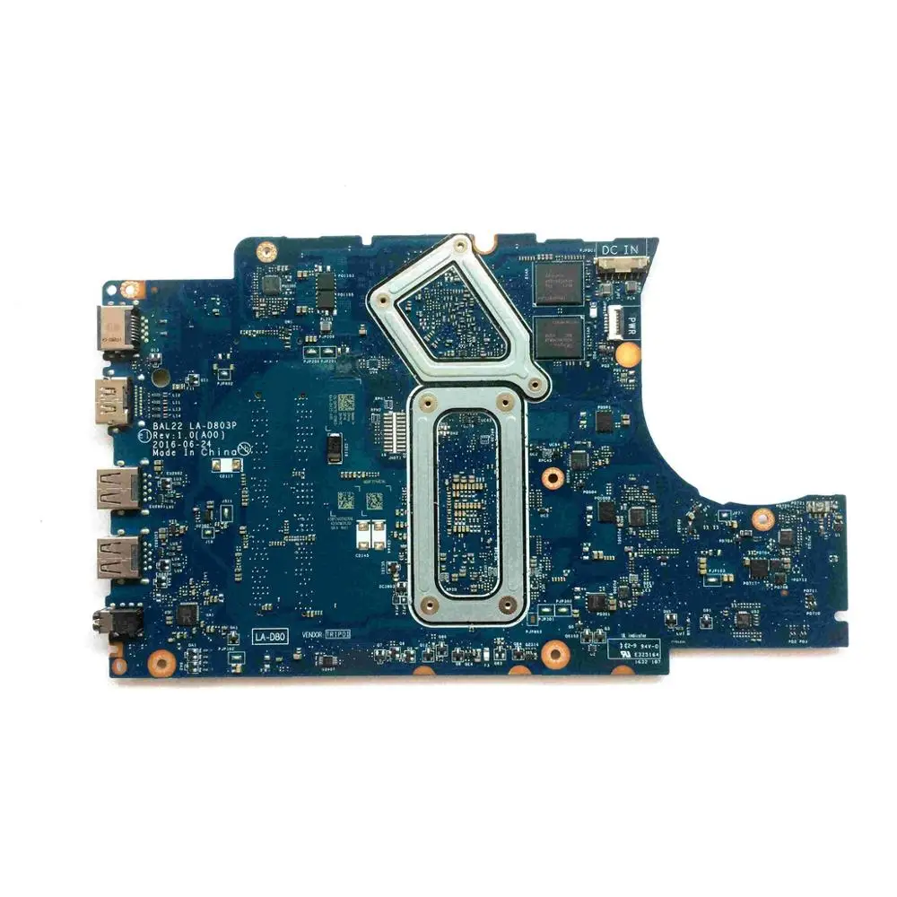 KPK2C - DSC DDR4 MOTHERBOARD BAL22 LA-D803P w/ FX-9800P 2.7GHz + R7 M445 V2G GPU for Dell Inspiron 15 5565 / 17 5765